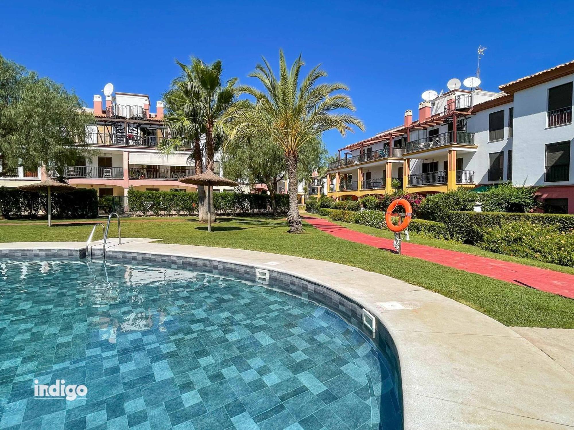 Con Jardin Y Acceso A La Piscina. Lejlighed Ayamonte Eksteriør billede