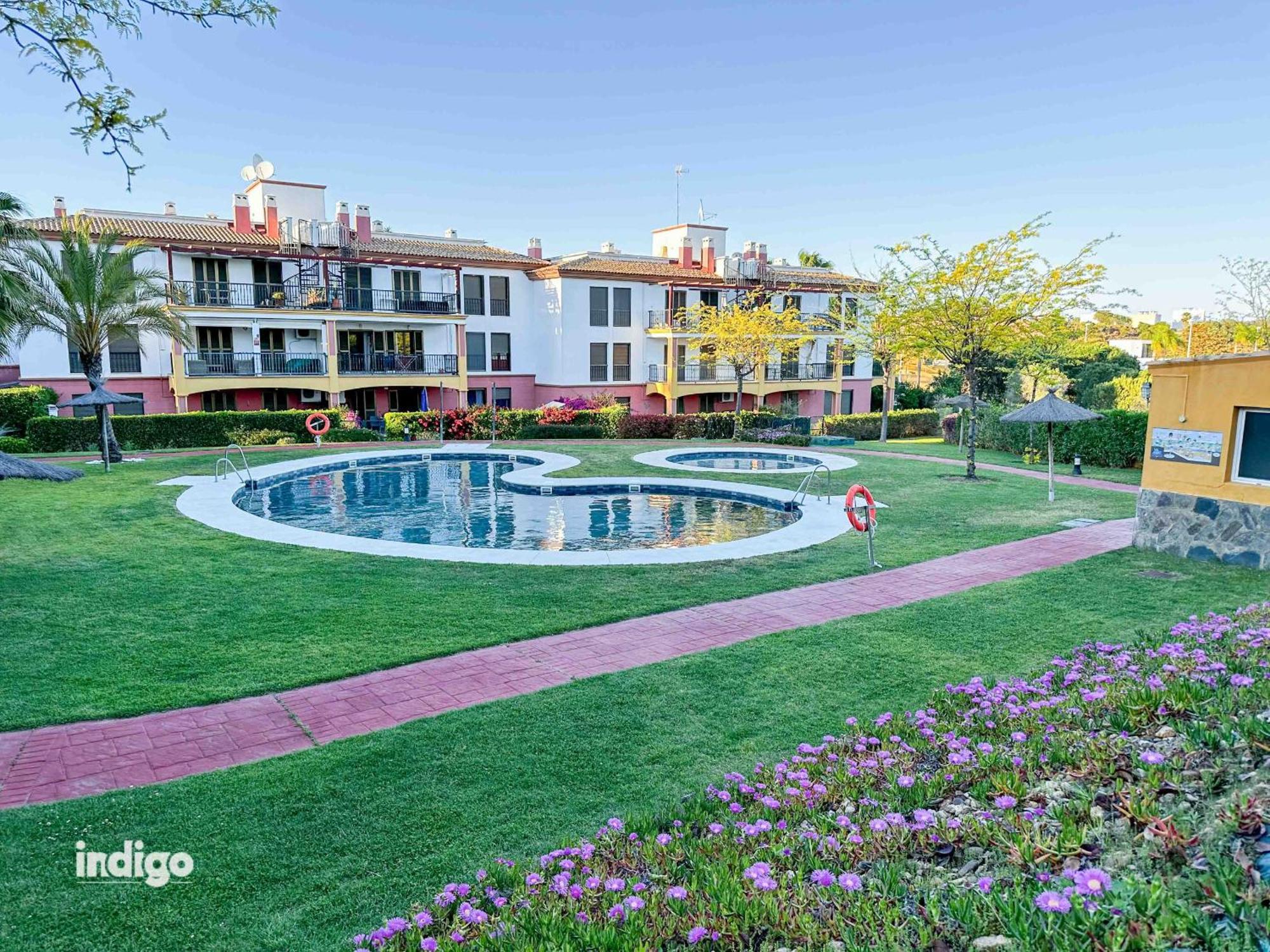 Con Jardin Y Acceso A La Piscina. Lejlighed Ayamonte Eksteriør billede